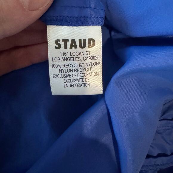 STAUD Rylie Royal Blue Lapis Ruffle Layered Tiered Dress Size XL NWT - Picture 8 of 9